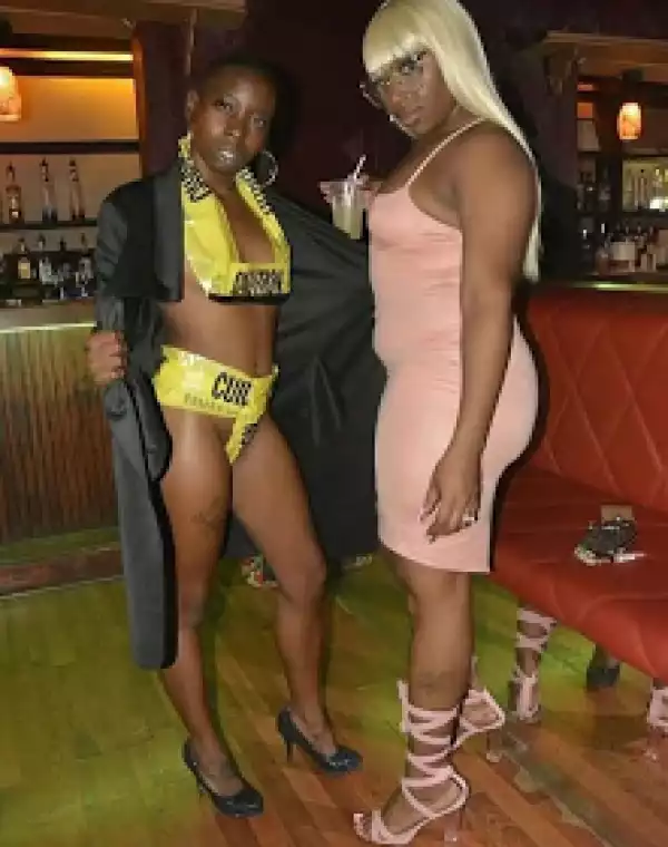 Whose sister is this on the left biko?